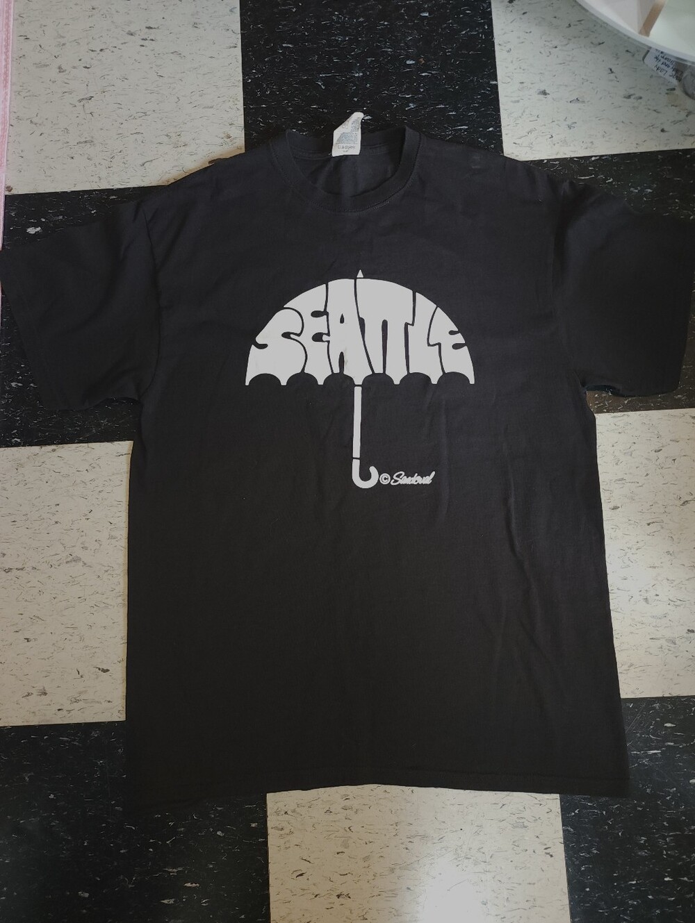Rudolph Sandoval Umbrella Seattle T-shirt